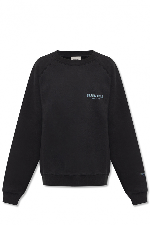 Fear of god essentials front logo crew sweat sale